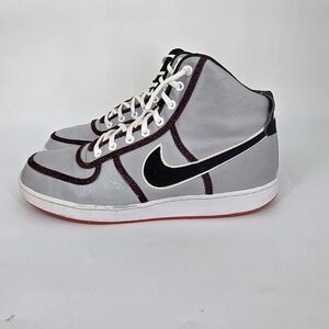 Nike Court Force High Retro Wolf Grey Black Red 621187-003 Sneakers Men's 11.5